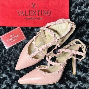 Valentino Garavani Blush Pink Studded Heels